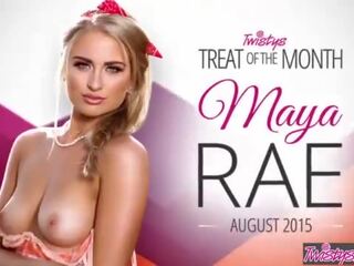 Twistys - alyssa reecemaya rae dibintangi di memperkenalkan maya rae