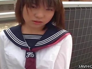 Jepang young lady sucks pecker uncensored