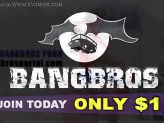 Bangbros - unge mørk brunette harley dean knullet av rico sterk &num;brownbunnies