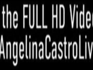 Glorious Massage And Pussy Fucking&excl; Cuban seductress Angelina Castro Gets Dicked&excl;