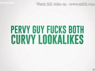 Pervy guy Fucks Both Curvy Lookalikes - Siri Dahl&comma; Abigaiil Morris &sol; Brazzers &sol; stream full from www&period;zzfull&period;com&sol;fridge
