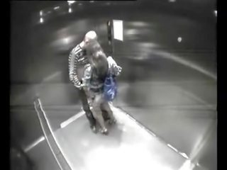 Stranger fucks girls in elevator