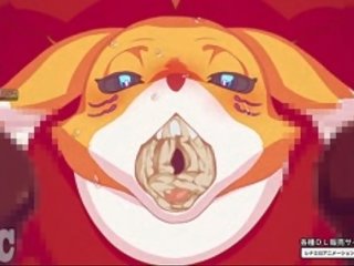 Renamon in kyubimon hentai animacija