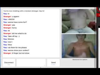 Slutsroulete.com | omegle fois: libidinous blond maîtresse frottement se