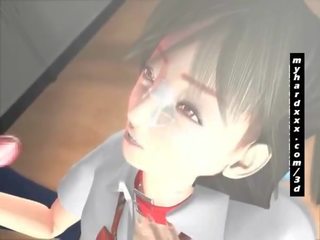Exceptional 3d hentai κόρη δίνει βυζομαλακία