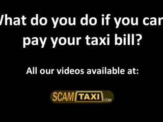 Dapper klient trades massaaž jaoks takso fare ja räpane video