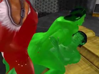 [fantasy-3dsexvilla 2] she-hulk geneukt door een demon en de hulk bij 3dsexvilla 2
